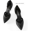 image:imageDREAM PAIRS Womens High Heels Strappy Closed Toe Stiletto Ankle Strap Pointed Toe DOrsay Heel Dress Wedding Party Pumps ShoesBlackPu