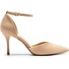 image:imageDREAM PAIRS Womens High Heels Strappy Closed Toe Stiletto Ankle Strap Pointed Toe DOrsay Heel Dress Wedding Party Pumps ShoesNude