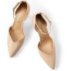 image:imageDREAM PAIRS Womens High Heels Strappy Closed Toe Stiletto Ankle Strap Pointed Toe DOrsay Heel Dress Wedding Party Pumps ShoesNudepu