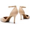 image:imageDREAM PAIRS Womens High Heels Strappy Closed Toe Stiletto Ankle Strap Pointed Toe DOrsay Heel Dress Wedding Party Pumps ShoesNudepu