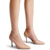 image:imageDREAM PAIRS Womens High Heels Strappy Closed Toe Stiletto Ankle Strap Pointed Toe DOrsay Heel Dress Wedding Party Pumps ShoesNudepu