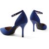 image:imageDREAM PAIRS Womens High Heels Strappy Closed Toe Stiletto Ankle Strap Pointed Toe DOrsay Heel Dress Wedding Party Pumps ShoesRoyalBlue