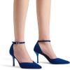 image:imageDREAM PAIRS Womens High Heels Strappy Closed Toe Stiletto Ankle Strap Pointed Toe DOrsay Heel Dress Wedding Party Pumps ShoesRoyalBlue