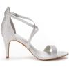 image:imageDREAM PAIRS Womens Strappy Stiletto High Heels Open Toe Rhinestone Wedding Dress Shoes Sparkly SandalsSilverGlitter