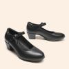 image:imageDREAM PAIRS Mary Jane Shoes Women Low Chunky Heels Closed Toe Pumps Comfortable Work Business Dress ShoesBlack