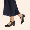 image:imageDREAM PAIRS Mary Jane Shoes Women Low Chunky Heels Closed Toe Pumps Comfortable Work Business Dress ShoesBlack