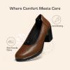 image:imageDREAM PAIRS Womens Chunky Closed Toe Low Block Heels Work Pumps Comfortable Round Toe Dress Wedding Shoes NereidaTan