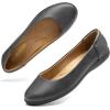 image:imageDREAM PAIRS Womens Comfortable Ballet Dressy Work Flats Round Toe Slip on Office ShoesDark Greypu