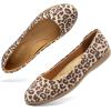 image:imageDREAM PAIRS Womens Comfortable Ballet Dressy Work Flats Round Toe Slip on Office ShoesLeopard