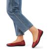 image:imageDREAM PAIRS Womens Comfortable Ballet Dressy Work Flats Round Toe Slip on Office ShoesRedpu