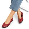 image:imageDREAM PAIRS Womens Comfortable Ballet Dressy Work Flats Round Toe Slip on Office ShoesRedpu