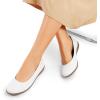 image:imageDREAM PAIRS Womens Comfortable Ballet Dressy Work Flats Round Toe Slip on Office ShoesWhite