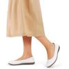 image:imageDREAM PAIRS Womens Comfortable Ballet Dressy Work Flats Round Toe Slip on Office ShoesWhite