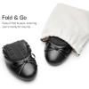 image:imageDREAM PAIRS Womens Flats Foldable Ballet Flats for Women Bowknot Round Toe Comfort Light Weight SlipOn Dress ShoesBlack