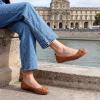 image:imageDREAM PAIRS Womens Flats Foldable Ballet Flats for Women Bowknot Round Toe Comfort Light Weight SlipOn Dress ShoesBrown