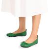 image:imageDREAM PAIRS Womens Flats Foldable Ballet Flats for Women Bowknot Round Toe Comfort Light Weight SlipOn Dress ShoesGreen