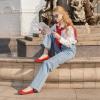 image:imageDREAM PAIRS Womens Flats Foldable Ballet Flats for Women Bowknot Round Toe Comfort Light Weight SlipOn Dress ShoesRed