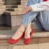 image:imageDREAM PAIRS Womens Flats Foldable Ballet Flats for Women Bowknot Round Toe Comfort Light Weight SlipOn Dress ShoesRed