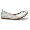 image:imageDREAM PAIRS Womens Flats Foldable Ballet Flats for Women Bowknot Round Toe Comfort Light Weight SlipOn Dress ShoesSilver