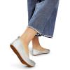 image:imageDREAM PAIRS Womens Flats Foldable Ballet Flats for Women Bowknot Round Toe Comfort Light Weight SlipOn Dress ShoesSilver