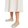 image:imageDREAM PAIRS Womens Flats Foldable Ballet Flats for Women Bowknot Round Toe Comfort Light Weight SlipOn Dress ShoesSilver