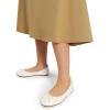 image:imageDREAM PAIRS Womens Flats Foldable Ballet Flats for Women Bowknot Round Toe Comfort Light Weight SlipOn Dress ShoesWhite