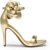 image:imageDREAM PAIRS Womens High Heels Flower Ankle Strap Stilettos Round Open Toe Dressy Sexy SandalsGoldpu