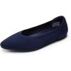 image:imageDREAM PAIRS Womens Knit Ballet Dressy Flats Comfortable Washable Flexible Breathable Casual Classic Work Office Walk Pointed Toe FlatsNavy