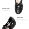 image:imageDREAM PAIRS Womens Loafers Slip On Comfortable Casual Orthopedic Walking Flats Work Shoes Closed Toe Sandals with Arch SupportBlack