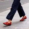 image:imageDREAM PAIRS Womens Loafers Slip On Comfortable Casual Orthopedic Walking Flats Work Shoes Closed Toe Sandals with Arch SupportRed