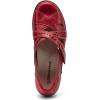 image:imageDREAM PAIRS Womens Loafers Slip On Comfortable Casual Orthopedic Walking Flats Work Shoes Closed Toe Sandals with Arch SupportRed
