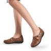 image:imageDREAM PAIRS Womens Loafers Slip On Comfortable Casual Orthopedic Walking Flats Work Shoes Closed Toe Sandals with Arch SupportTan