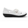 image:imageDREAM PAIRS Womens Loafers Slip On Comfortable Casual Orthopedic Walking Flats Work Shoes Closed Toe Sandals with Arch SupportWhite