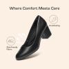 image:imageDREAM PAIRS Womens Pumps Low Chunky Block Heel Dress Shoes Closed Round Toe Comfortable HeelsBlackpu