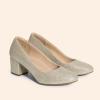 image:imageDREAM PAIRS Womens Pumps Low Chunky Block Heel Dress Shoes Closed Round Toe Comfortable HeelsGold