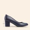 image:imageDREAM PAIRS Womens Pumps Low Chunky Block Heel Dress Shoes Closed Round Toe Comfortable HeelsNavypu