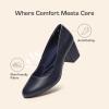 image:imageDREAM PAIRS Womens Pumps Low Chunky Block Heel Dress Shoes Closed Round Toe Comfortable HeelsNavypu