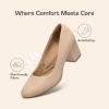 image:imageDREAM PAIRS Womens Pumps Low Chunky Block Heel Dress Shoes Closed Round Toe Comfortable HeelsNudepu