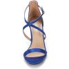image:imageDREAM PAIRS Womens Strappy Stiletto High Heels Open Toe Rhinestone Wedding Dress Shoes Sparkly SandalsRoyalBlue