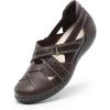 image:imageDREAM PAIRS Womens Loafers Slip On Comfortable Casual Orthopedic Walking Flats Work Shoes Closed Toe Sandals with Arch SupportBrown