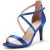 image:imageDREAM PAIRS Womens Strappy Stiletto High Heels Open Toe Rhinestone Wedding Dress Shoes Sparkly SandalsRoyalBlue