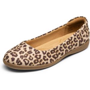 image:imageDREAM PAIRS Womens Comfortable Ballet Dressy Work Flats Round Toe Slip on Office ShoesLeopard