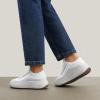 image:imageDREAM PAIRS Women Chunky City Tweed Comfortable Casual Platform Fashion SneakerWhite