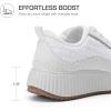 image:imageDREAM PAIRS Women Chunky City Tweed Comfortable Casual Platform Fashion SneakerWhite