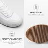 image:imageDREAM PAIRS Women Chunky City Tweed Comfortable Casual Platform Fashion SneakerWhite