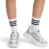 image:imageDREAM PAIRS Women Platform Chunky Lightweight Comfortable Breathable Casual Stylish Y2K LaceUp Heidi Walking Fashion SneakersSize 8WhiteSilverSDFN2421W