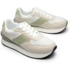 image:imageDREAM PAIRS Women Sneakers Tennis Ray Walking Platform Chunky Comfortable Lightweight Lace Up Casual Fashion SneakerWhiteGreen