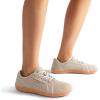 image:imageDREAM PAIRS Womens Barefoot Walking Wide Toe Box Zero Drop Minimalist Sneakers Non Slip Breathable Comfortable Lightweight Walking ShoesLight Brown