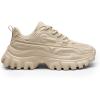 image:imageDREAM PAIRS Womens Chunky Platform Fashion SneakersApricotbold