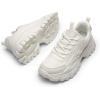 image:imageDREAM PAIRS Womens Platform Chunky Fashion Sneakers Y2K Maeve LaceUp Comfortable Sneakers Casual Walking ShoesSize 85WhiteSDFN2419W
